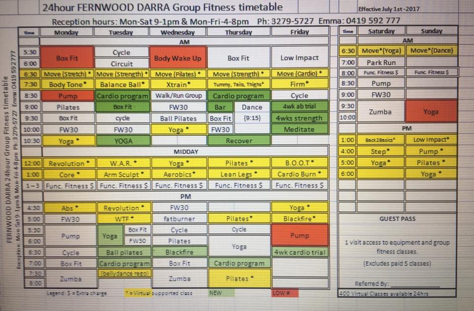 Fernwood Gym yoga Darra Image