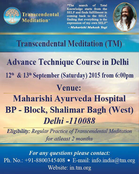 Maharishi Ayurveda Hospital New Delhi