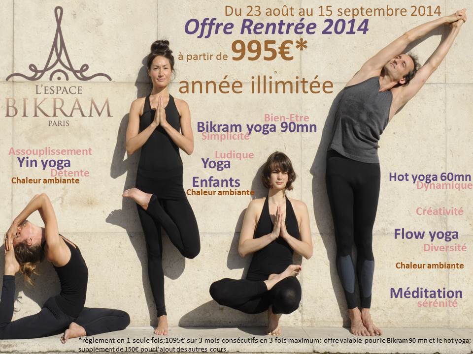 L'espace Bikram Center Paris
