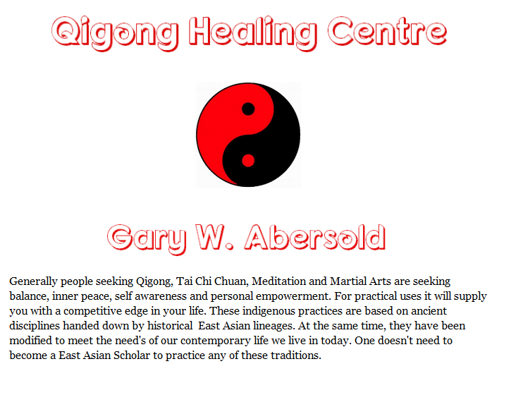 Qigong Healing Center Gary W. Abersold 