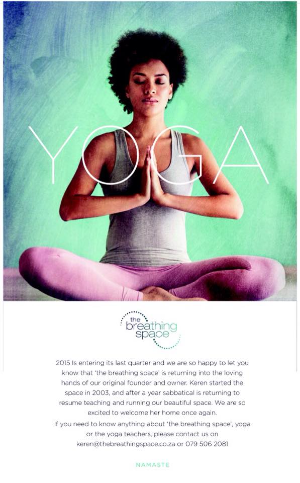 the breathing space YOGA CENTRE Durban