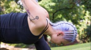Twisting Peacock Yoga