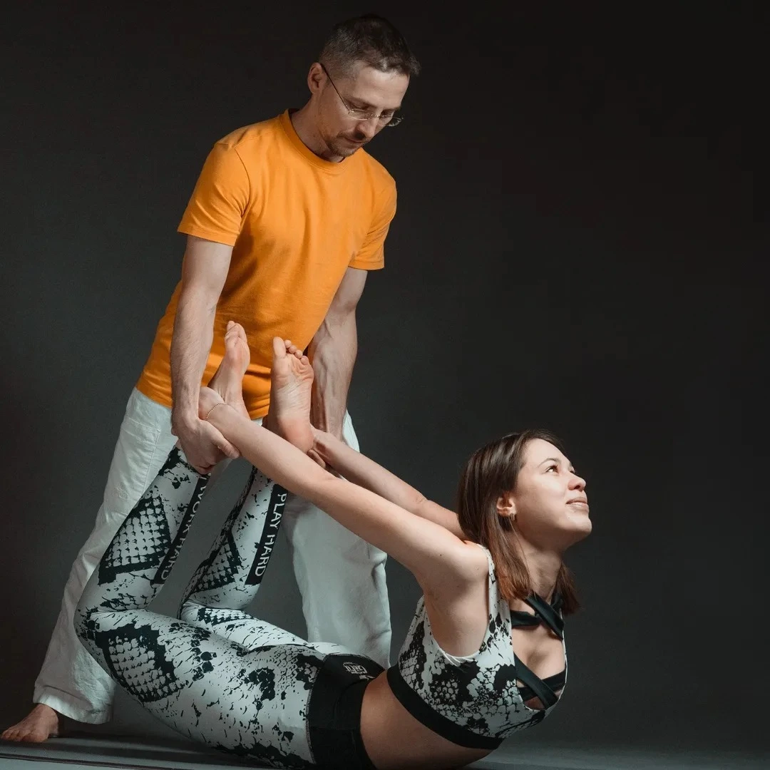 Yoga Auf Dem Stuhl 