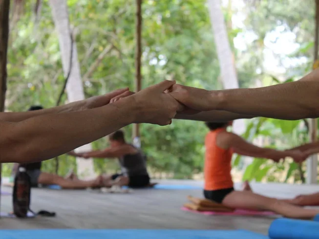 Travel Yoga Texture 