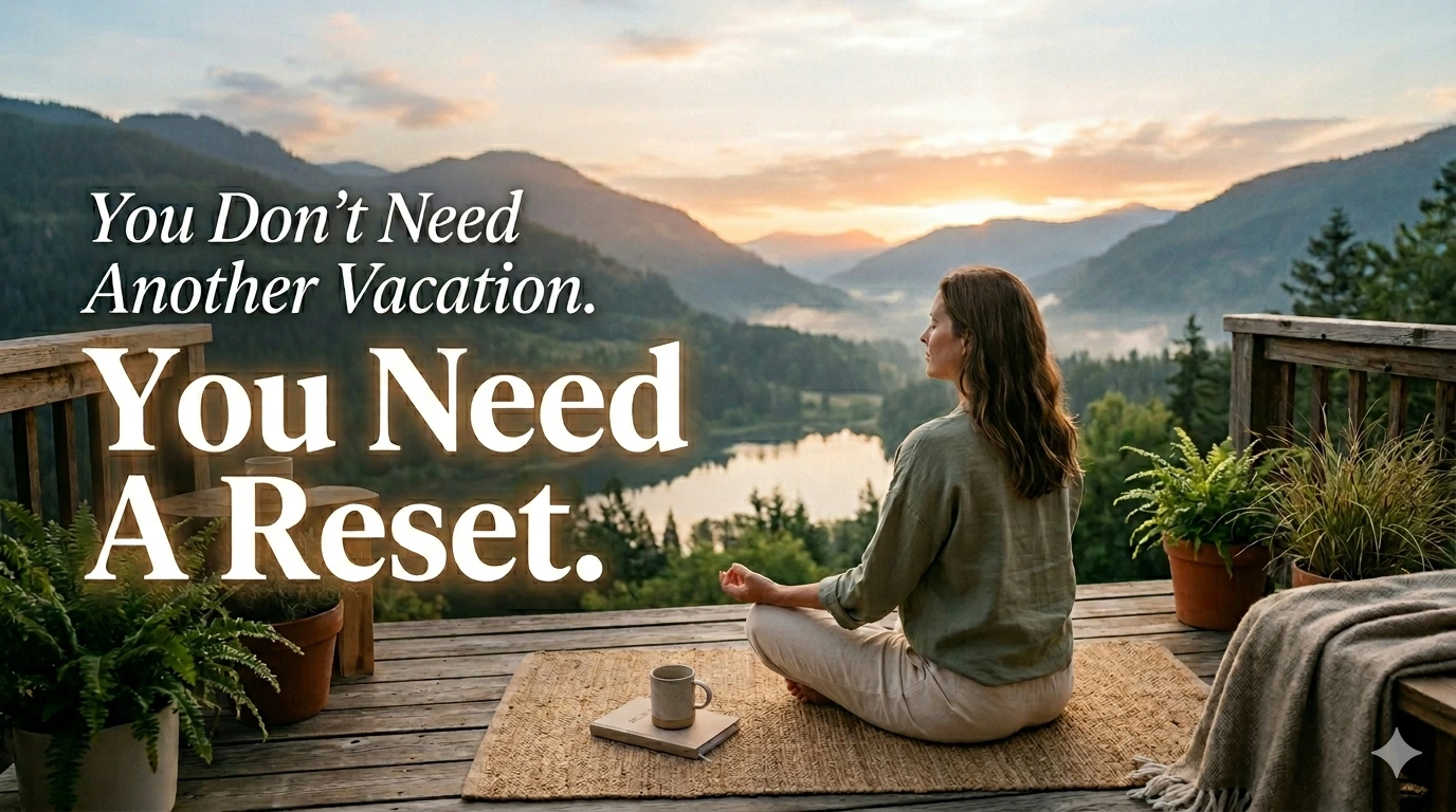 You Don't Need Another Vacation. You Need A Reset.